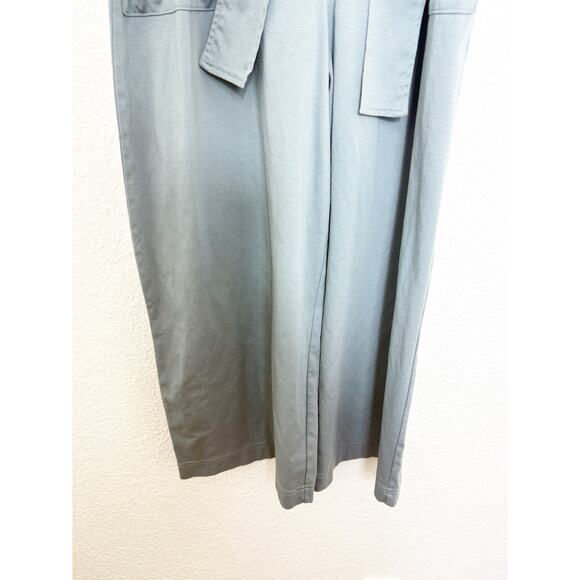 Everlane The Luxe Cotton Tank Jumpsuit w/ Pockets Small Blue Lagenlook #T1012 - Picture 10 of 13
